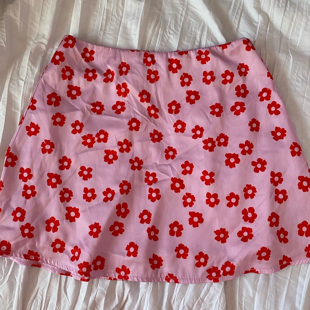 Pink flower Princess Polly skirt
